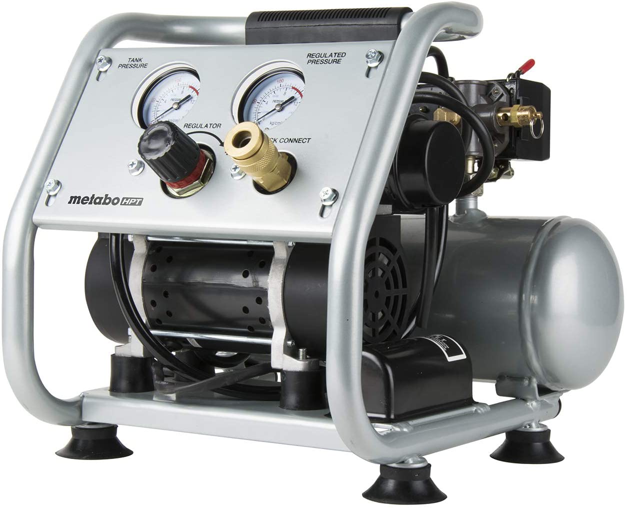Metabo HPT EC28M Portable Gallon 1.3 CFM Oil-Free Quiet Air Compressor  Adam's Tarp  Tool Ltd