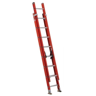 16 ft Louisville FE3216 Fiberglass Extension Ladder, Type IA, 300 lb Load Capacity