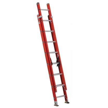 16 ft Louisville FE3216 Fiberglass Extension Ladder, Type IA, 300 lb Load Capacity