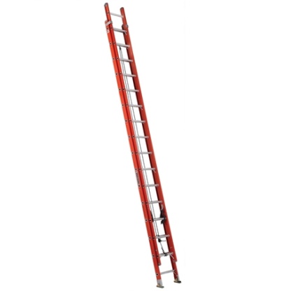 32 ft Louisville FE3232 Fiberglass Extension Ladder, Type IA, 300 lb Load Capacity