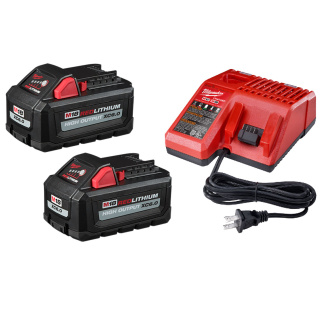Milwaukee 48-59-1862SC M18 Lithium-Ion High Output 2ea 6Ah Batteries & Charger Starter Kit