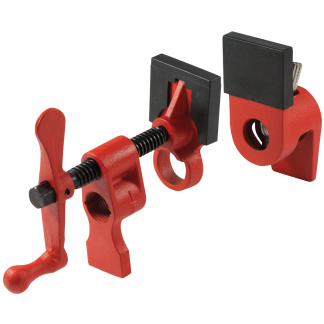 BESSEY PC12-2 Clamp Fixture Set for 1/2 Inch Black Pipe