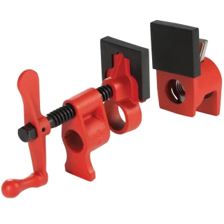 BESSEY PC34-2 Clamp Fixture Set for 3/4 Inch Black Pipe