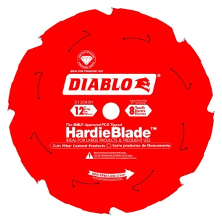 Diablo D1208DHC 12 in. x 8 Tooth (PCD) Fiber Cement HardieBlade