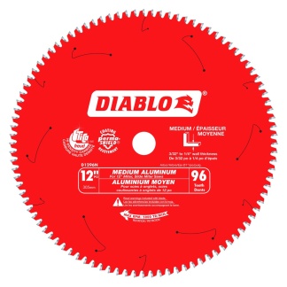Diablo D1296N 12 in. X 96 Tooth Medium Aluminum Saw Blade