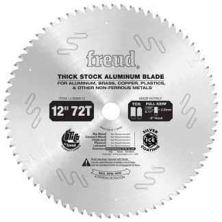 Freud LU89M012 12&quot; Thick Stock Aluminum Metal Blade