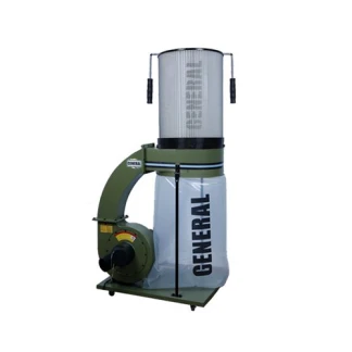 General 10-105CFM1 1-1/2HP 1250 CFM Dust Collector, Canister Filter