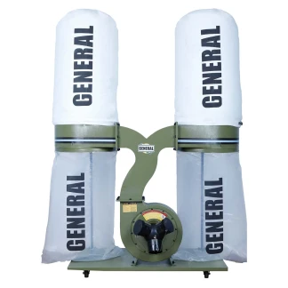 General 10-210 M1 3HP 2280 CFM 2 Bag Dust Collector