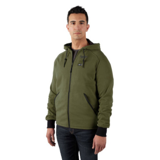 Milwaukee 306GN-202X Men's 2X-Large M12 12 Volt Lithium-Ion Cordless Heated Hoodie Green - Hoodie Only