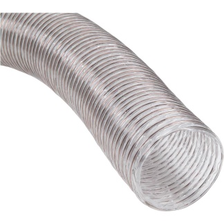 Woodstock W1034 4" x 10' Clear Wire Reinforced Dust Collection Hose