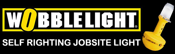 Wobblelight Work Light Patented Self-Righting Jobsite Lighting