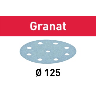 Festool 497145 Abrasive sheet Granat STF D125/8 P40 GR/10