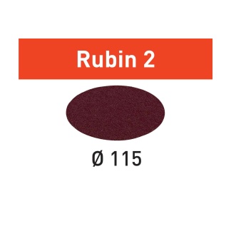 Abrasive sheet Rubin 2 STF D115 P80 RU2/50