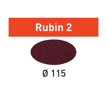 Abrasive sheet Rubin 2 STF D115 P80 RU2/50
