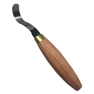 Flexcut KN51 Double Bevel Sloyd Hook Knife for Deep Hollowed Work