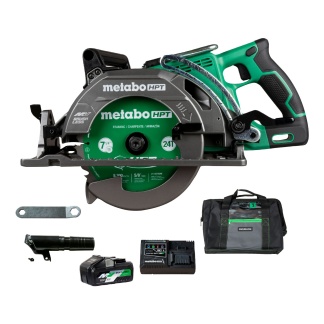 Metabo HPT C3607DWA 7-1/4 Inch Rear Handle Circular Saw Kit