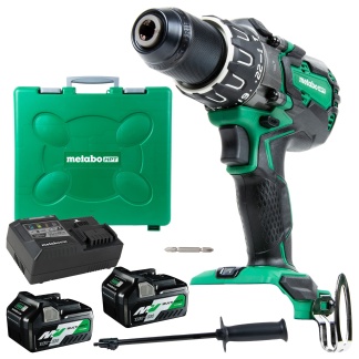 Metabo HPT DV36DAGM 36V Cordless Hammer Drill Kit with Batteries and Charger
