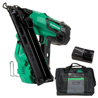 Metabo HPT NT1865DMASM 2-1/2 In. 18V Brushless Lithium Ion 15 Gauge Angled Finish Nailer