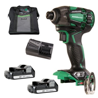 Metabo HPT WH18DBDL2CM 18V BL Triple Hammer Impact Driver Kit