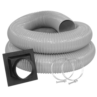 KING INDUSTRIAL K-1054 4" x 10’ Dust collection hose kit