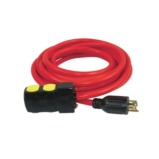 POWER FORCE K-L1430R-25 25 ft. Generator Extension cord with resets
