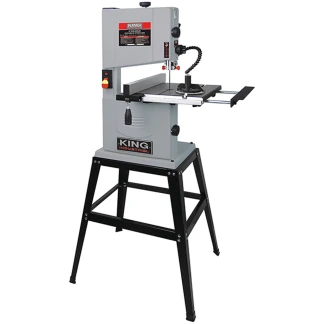 King Industrial KC-1002C 1/2HP 10" Wood Cutting Bandsaw with Stand, 120V 3.4A