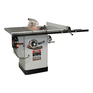KING INDUSTRIAL KC-10KX/U30 2.5HP 10" Cabinet Table Saw with 30" Max Excelsior Rip Fence 230V 9.6A