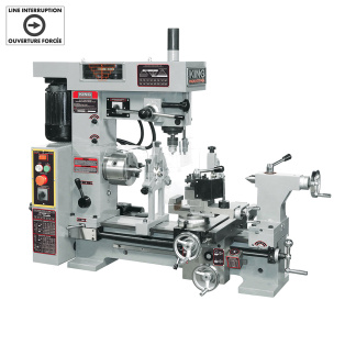 KING INDUSTRIAL KC-1620CLM 16" x 20" Combo Lathe/Mill