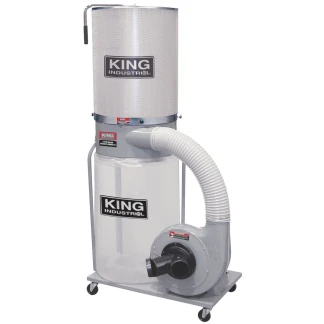 KING INDUSTRIAL KC-3109C/KDCF-3500 1,200 CFM / 2 HP dust collector with canister filter