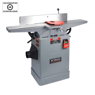 KING INDUSTRIAL KC-61FX 6" Jointers with 3 knife cutterhead
