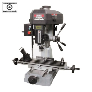 KING INDUSTRIAL PDM-30 1-1/4" Milling drilling machine - 2 HP - with limit switch & safety guard