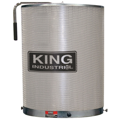 KING INDUSTRIAL KDCF-3500 1 Micron canister filter for dust collector