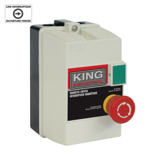 KING INDUSTRIAL KMAG-110-1417 110V Magnetic Switch (14-17 Amp)