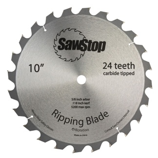 SawStop BTS-R-24ATB 24-Tooth Ripping Table Saw Blade