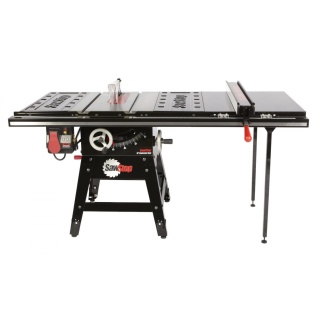 SawStop CNS175-TGP236 ASSEMBLY: 1.75HP Contractor Saw with 36” Professional T-Glide fence system, rails & extension table