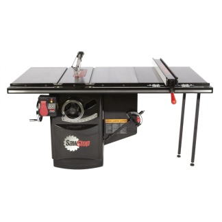 SawStop ICS51230-36 ASSEMBLY: 5HP, 1ph, 230v 60Hz.  Industrial Cabinet Saw with 36” Industrial T-Glide fence system, rails & extension table