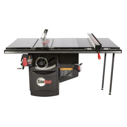 SawStop ICS53480-36 ASSEMBLY: 5HP, 3ph, 480v  Industrial Cabinet Saw with 36” Industrial T-Glide fence system, rails & extension table