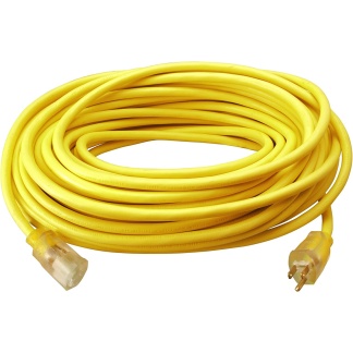 Southwire 2589SW0002 100' High-Vis Yellow General Purpose Extension Cord