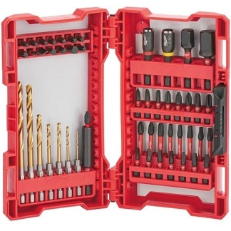 Milwaukee 48-32-4013 SHOCKWAVE Impact Drill & Drive Set, 50 Pieces