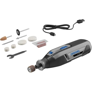 Dremel 7760-N/10W Cordless 4V Variable Speed Rotary Tool, 10pc Accessory Kit