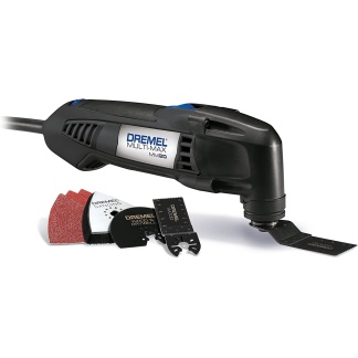 Dremel MM20-07 Corded Multi-Max Oscillating Tool Kit, 6 Accessories, 2.3-Amp 120V