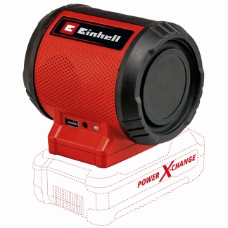 Einhell 4514151 18V Cordless Bluetooth Speaker TC-SR 18 Li BT - Solo