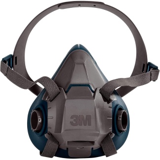 3M 6501 Rugged Comfort Half Facepiece Reusable Respirator - Small Half Mask