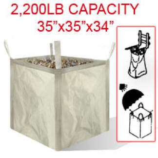AJ Wholesale CHIC0114 35" x 35" Sand Bag, 2200lb Capacity