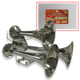 AJ Wholesale CHIH313 Triple Trumpet Tri Chord Electric Air Horn