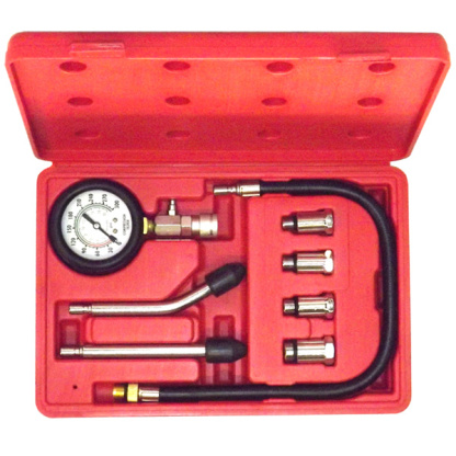 AJ Wholesale TAIT0026 8pc Auto Compression Test Kit, 0-300PSI