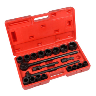 ATE Pro Tools 50516 21 pc Metric 3/4" Drive Impact Combination Socket Set 19mm - 50mm