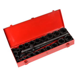 ATE Pro Tools 50517 27pc 3/4" Drive Impact Combination Socket Set (SAE/MM)