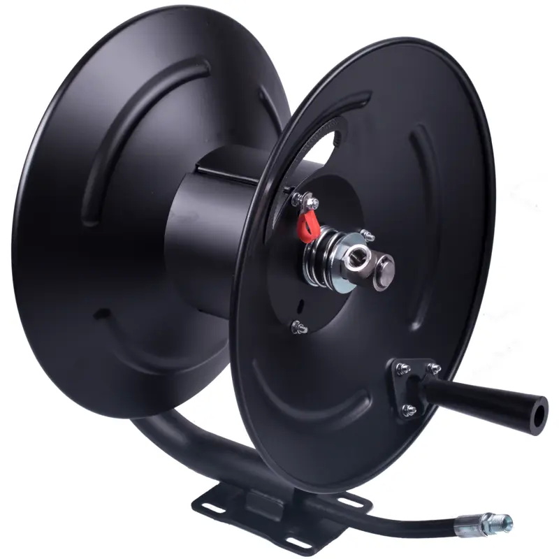 BE Equipment Equipment 85.402.001 100' X 3/8 Pressure Washer Hose Reel