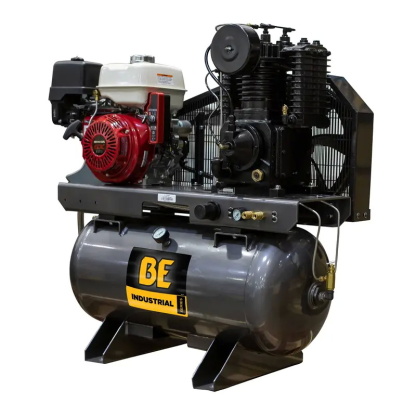 BE Power Equipment AC1330HEB2 23 CFM Gas Air Compressor, Honda GX390